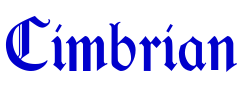 Cimbrian шрифт